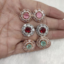 FS Collection AD Stone Studded Earrings