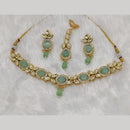 FS Collection Kundan Stone Choker Necklace Set