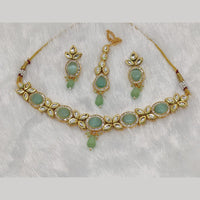 FS Collection Kundan Stone Choker Necklace Set