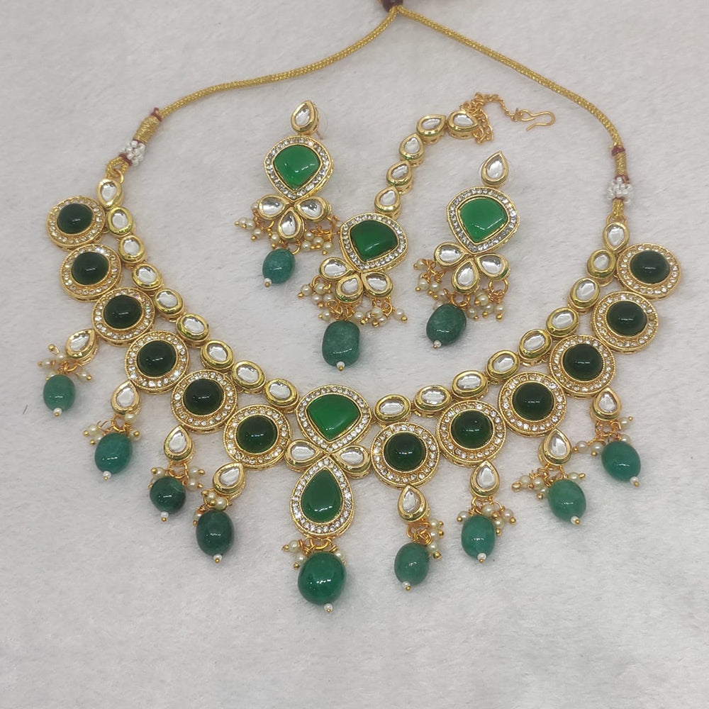 FS Collection Kundan Stone  Necklace Set