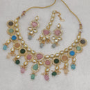 FS Collection Kundan Stone  Necklace Set