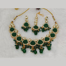 FS Collection Kundan Stone Choker Necklace Set