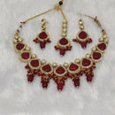 FS Collection Kundan Stone Choker Necklace Set