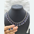 FS Collection Oxidised Necklace Set
