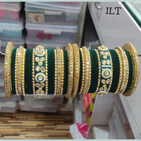 FS Collection Velvet Bangles Set