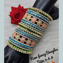 FS Collection Gold Plated Bangles Set