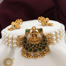 FS Collection Pearls Temple Necklace Set