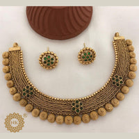 FS Collection Gold Plated  Necklace Set