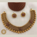FS Collection Gold Plated  Necklace Set