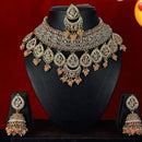 FS Collection Rose Gold Plated Necklace Set