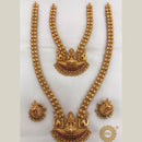 FS Collection Gold Plated Temple Double Necklace Set