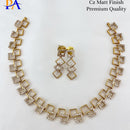 FS Collection Matte Finish AD Necklace Set