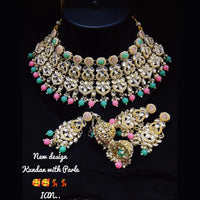 FS Collection Kundan Necklace Set