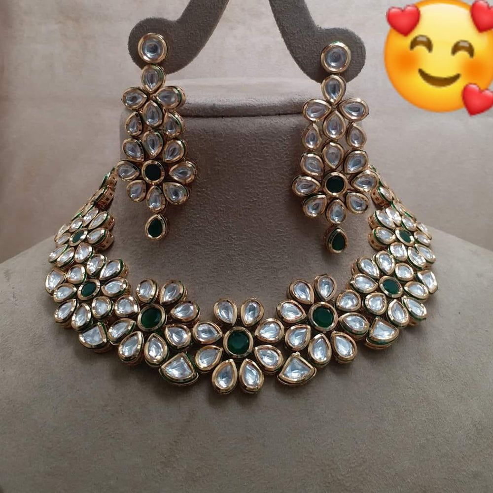 FS Collection Kundan Necklace Set