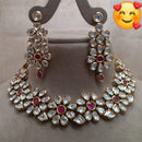 FS Collection Kundan Necklace Set