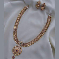 FS Collection Gold Plated Necklace Set