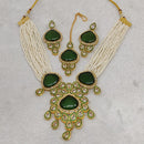 FS Collection Kundan Stone Necklace Set