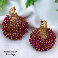 FS Collection Gold Plated Stud Earrings