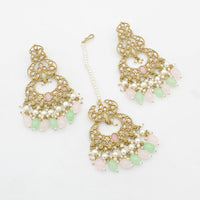 FS Collection Earrings & Maangtikka Set