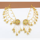 FS Collection Gold Plated Kanchain Earrings