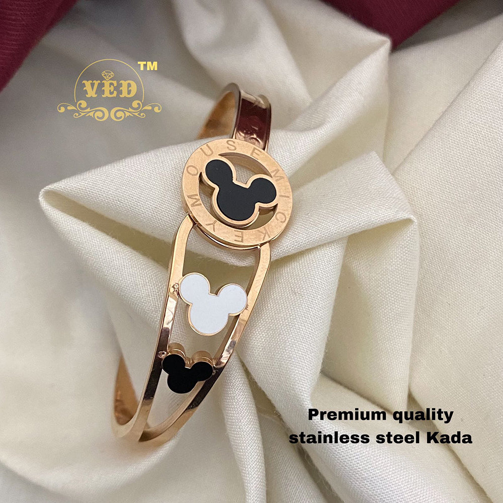FS Collection Rose Gold Plated Kada