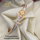 FS Collection Rose Gold Plated Kada