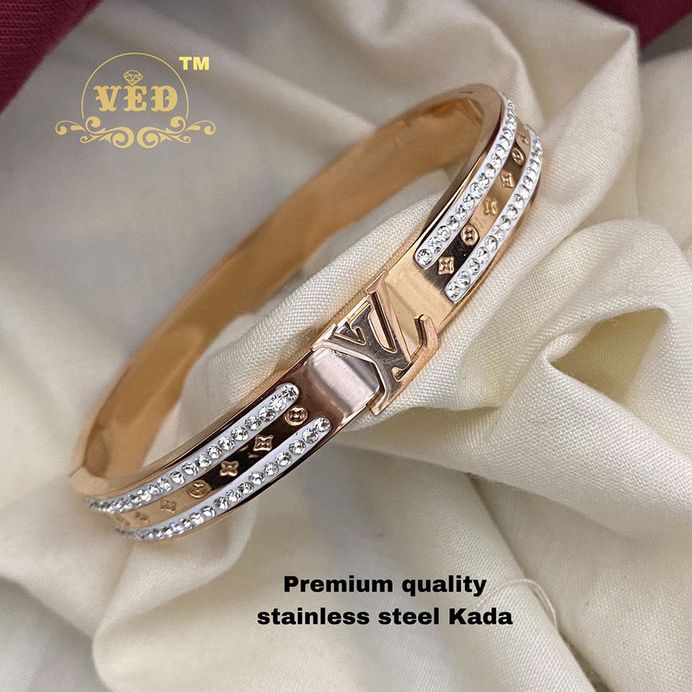 FS Collection Rose Gold Plated Kada