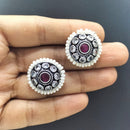 FS Collection Oxidised Stud Earrings