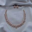 FS Collection Gold Plated AD Necklace Set