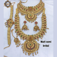 FS Collection Matte Finish Semi Bridal Set