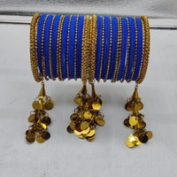 FS Collection Velvet Bangles Set