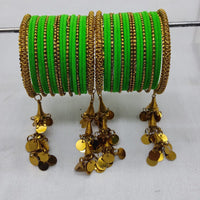 FS Collection Velvet Bangles Set