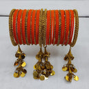 FS Collection Velvet Bangles Set