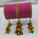 FS Collection Velvet Bangles Set