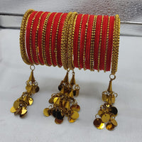 FS Collection Velvet Bangles Set