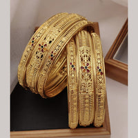 FS Collection Gold Plated Bangles Set