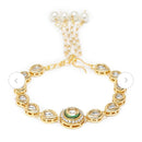 FS Collection Kundan Stone Adjustable Bracelet