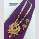 FS Collection Gold Plated Long Necklace Set