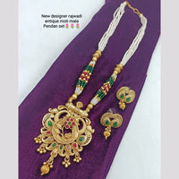 FS Collection Gold Plated Long Necklace Set