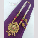 FS Collection Gold Plated Long Necklace Set