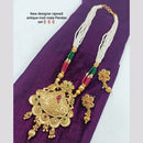 FS Collection Gold Plated Long Necklace Set