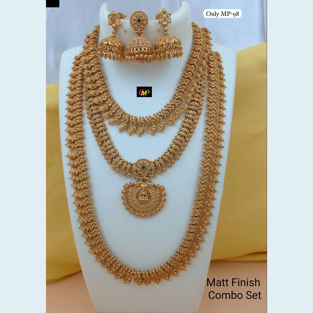 FS Collection Matte Finish Combo Necklace Set