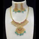 FS Collection Gold Plated Necklace Set