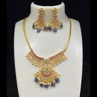 FS Collection Gold Plated Necklace Set
