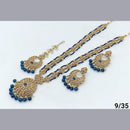 FS Collection Gold Plated Crystal Stone Long  Necklace Set