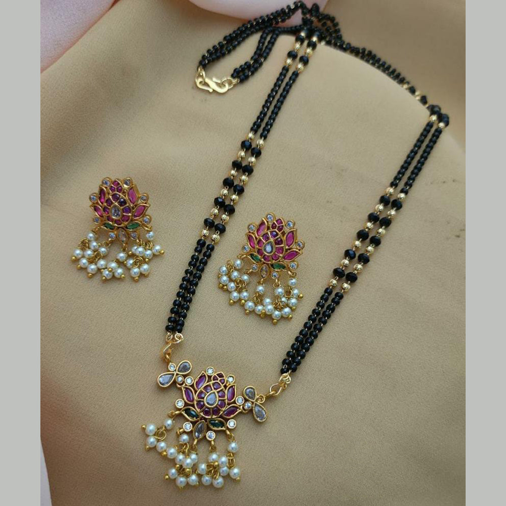 FS Collection Gold Plated Mangalsutra