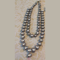 FS Collection Gold Plated Victorian Long Necklace