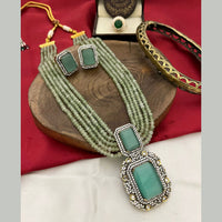 FS Collection Gold Plated Victorian Jewellery Long Necklace Set