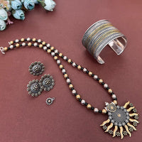 FS Collection Oxidised Plated Combo Set