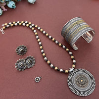 FS Collection Oxidised Plated Combo Set